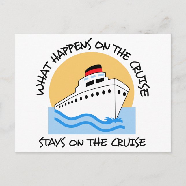 On the Cruise Postcard (Front)