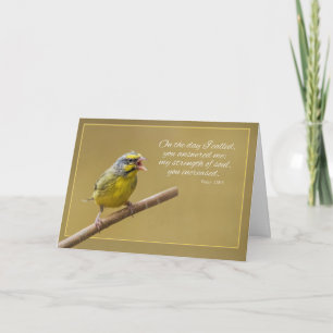 On the day you called card