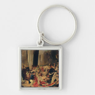 On the deck during a sea battle, 1855 key ring