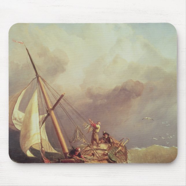 On the Dogger Bank, 1846 Mouse Pad (Front)