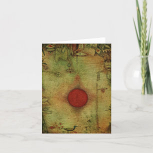 On the Edge, Ad Marginem by Paul Klee Thank You Card