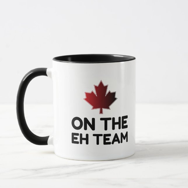 On The Eh Team Canada Funny Mug (Left)