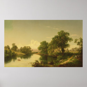On the Esopus Creek, Ulster County, NY Poster