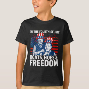 On The Fourth Of July Boats, Cute Ss Cute Sss & T-Shirt