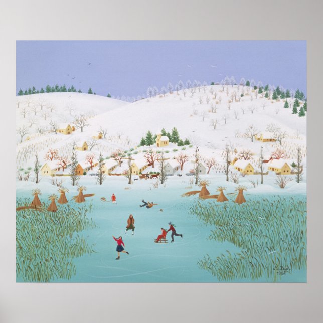 On the Frozen Lake 1987 Poster (Front)