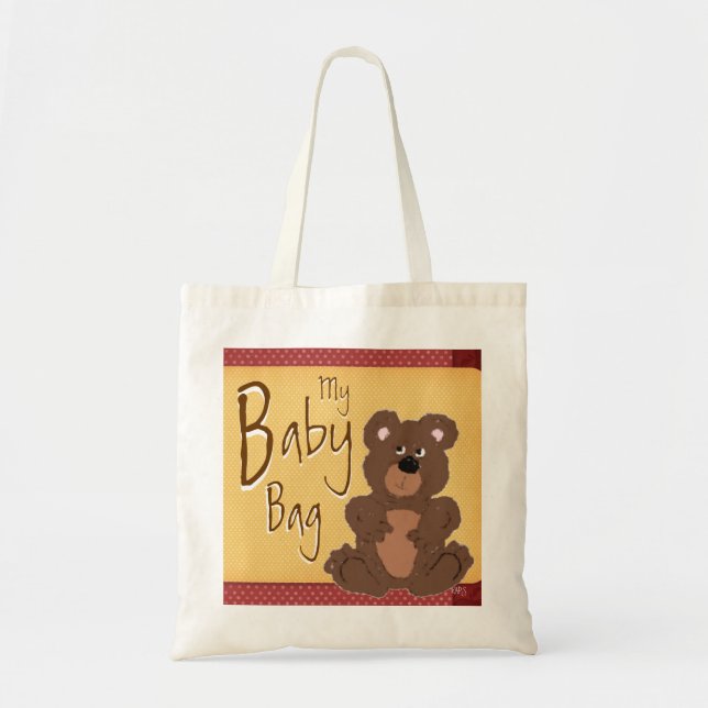 On the go Teddy Bear Baby Bag (Front)
