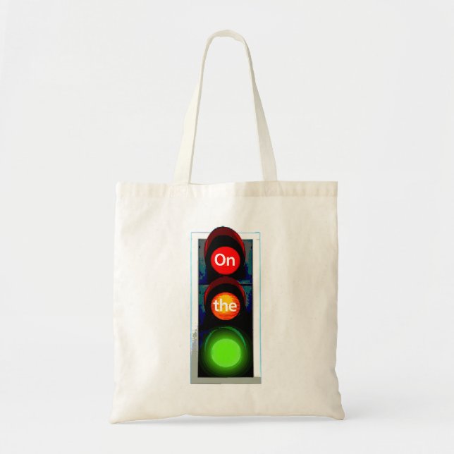 On the Go - Traffic Lights Design Tote Bag (Front)