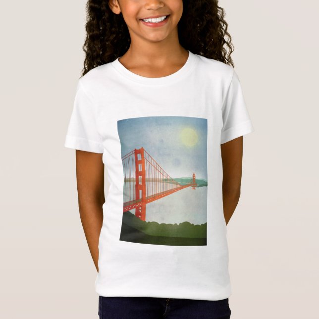 On The Golden Gate Bridge T-Shirt (Front)