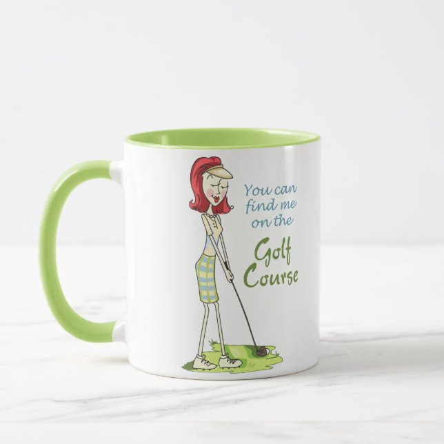 On the Golf Course Mug (Left)