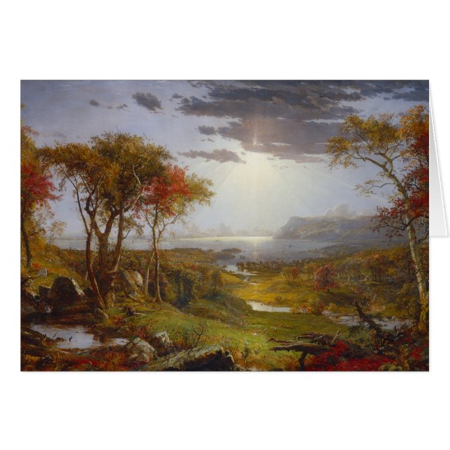 On the Hudson River, 1860 (oil on canvas) (Front Horizontal)