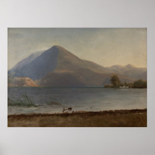 On the Hudson River Near Irvington Poster