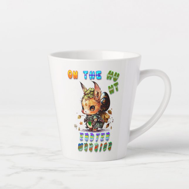 On The Hunt Easter Warrior Latte Mug (Right)