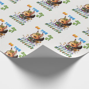 On The Hunt Easter Warrior Wrapping Paper