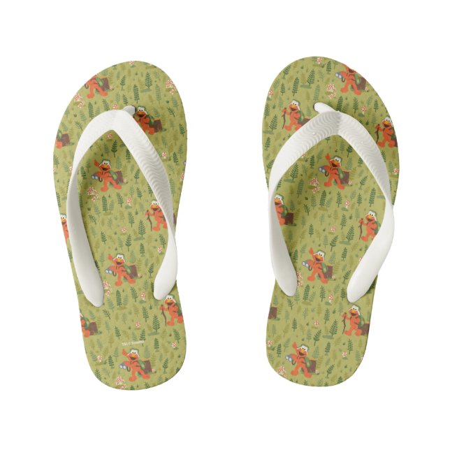 On The Hunt For Hugs Pattern Kid's Jandals (Footbed)