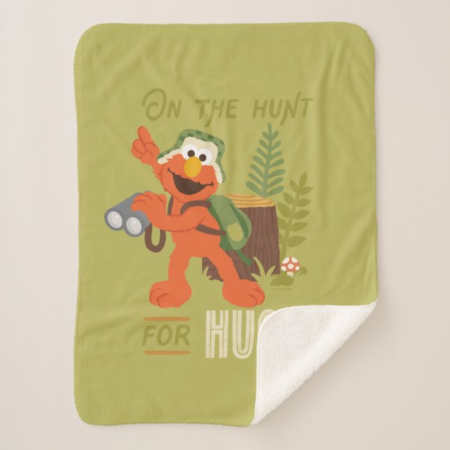On The Hunt For Hugs Sherpa Blanket (Front)