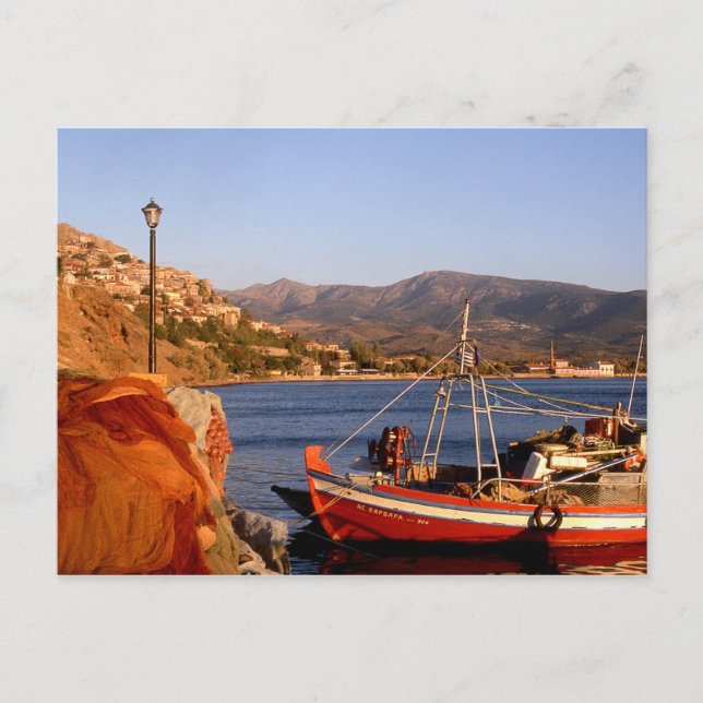 On the island of Lesvos Postcard (Front)