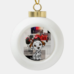 ON THE JOB TRAINING CERAMIC BALL CHRISTMAS ORNAMENT