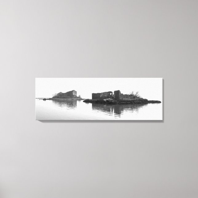 ON THE LAGOON Stretched Canvas Print (Front)