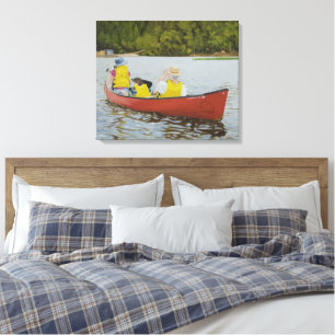 On The Lake Canvas Print