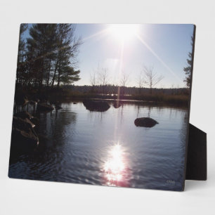 On the lake Plaque