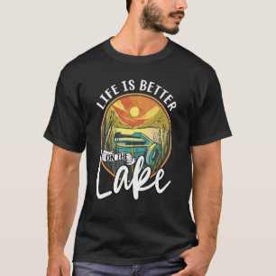 On The Lake Summer Trip Retro Boating Fishing 1 T-Shirt