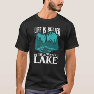 On The Lake Summer Trip Retro Boating Fishing 1 T-Shirt
