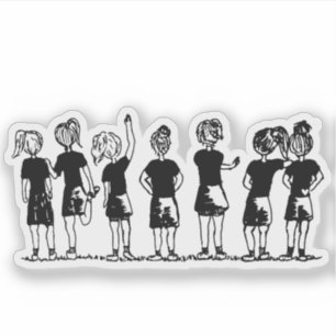 On the Line - Ultimate Frisbee Sticker