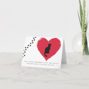 On the Loss of your Cat  Card