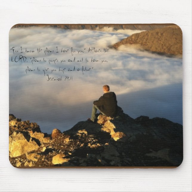 ON THE MOUNTAIN MOUSE PAD (Front)