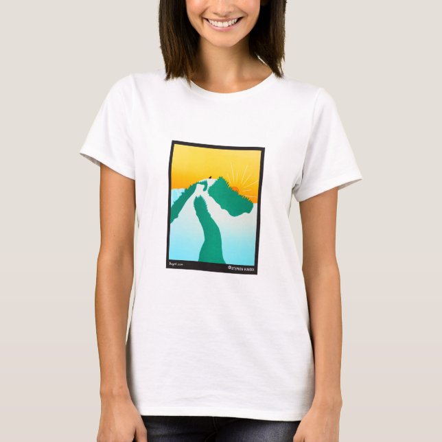 On the Mountain - Stephen Huneck T-Shirt (Front)