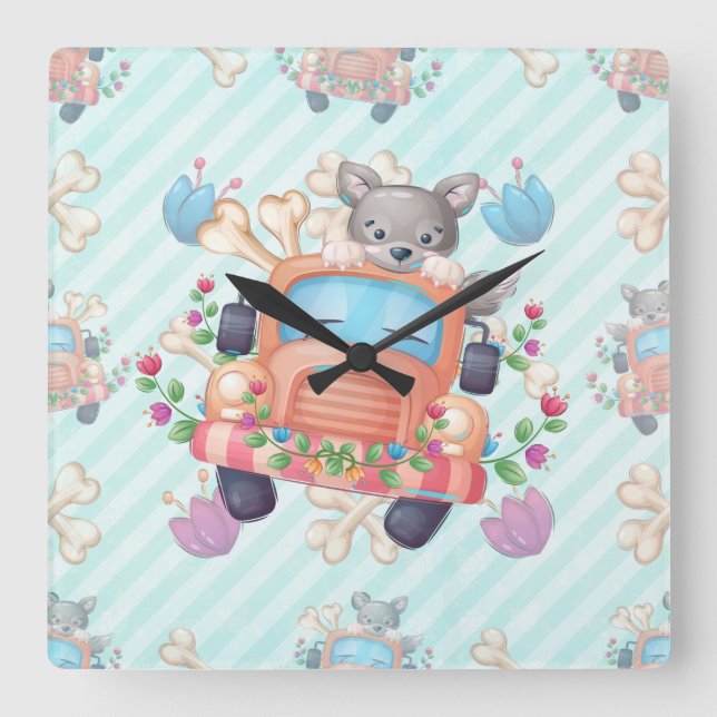 On the move nursery clock (Front)