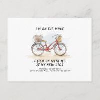 On The Move with Cat Red Bicycle Moving Address