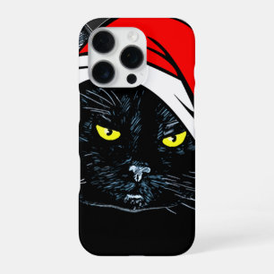 On The Naughty List And I Regret Nothing Cat xmas iPhone 16 Pro Case