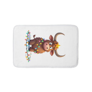 On The Naughty List And Reget Nothing Christmas Hi Bath Mat