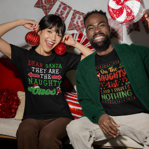 On The Naughty List & I Regret Nothing Christmas Sweatshirt