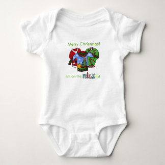 On the nice list Christmas bodysuit
