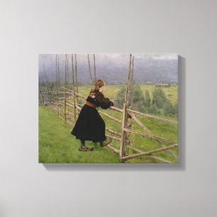 On the Plain Canvas Print