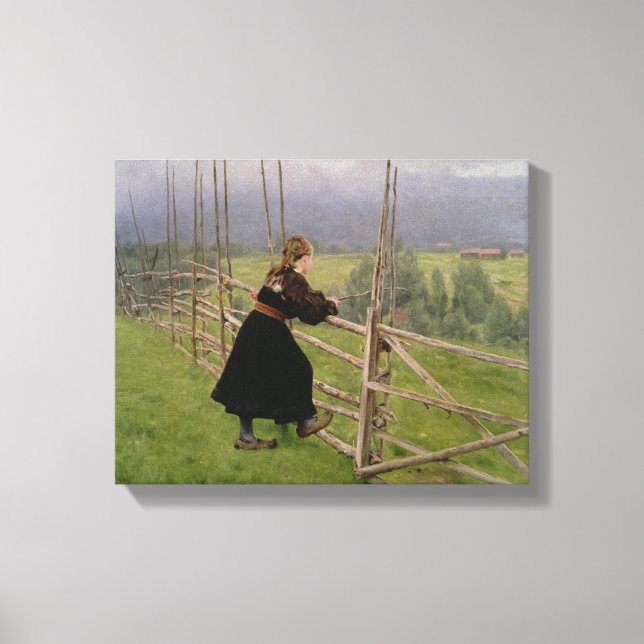 On the Plain Canvas Print (Front)