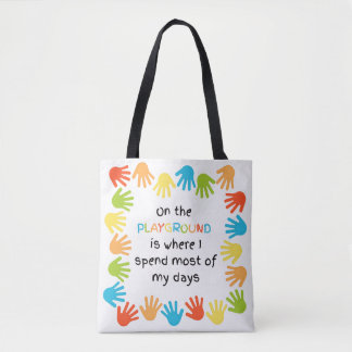 On the Playground Tote Bag