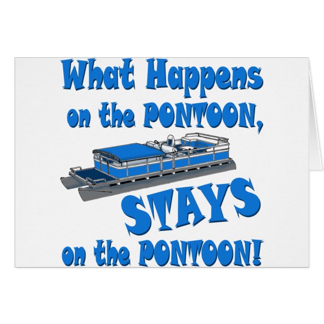 On The Pontoon (Front Horizontal)
