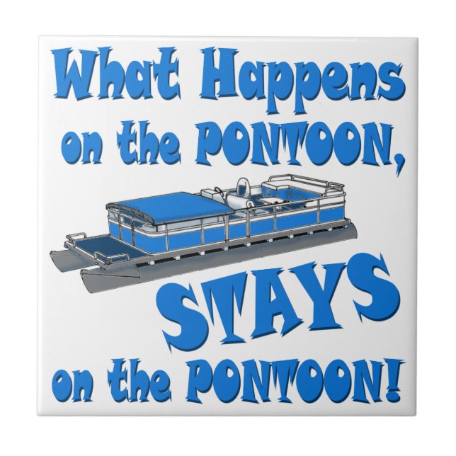 On The Pontoon Tile (Front)