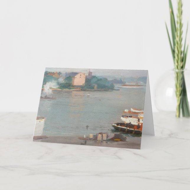 On the Quay | William Blair Bruce Card (Front)