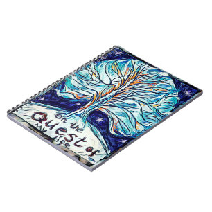 On the Quest of My Life - Tree - Stars. Notebook