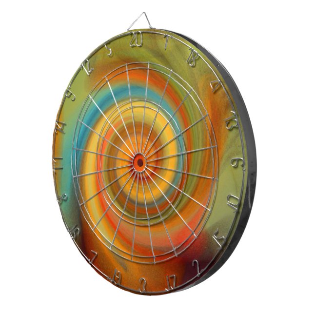 "On the Rebound" (Metal Cage) Dartboard (Front Right)