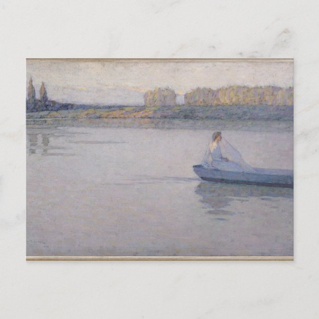 On the River, Morning, 1896 Postcard (Front)
