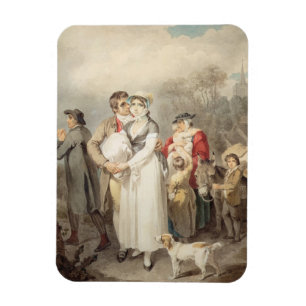 On The Road, 1799 (w/c over traces of pencil on pa Magnet