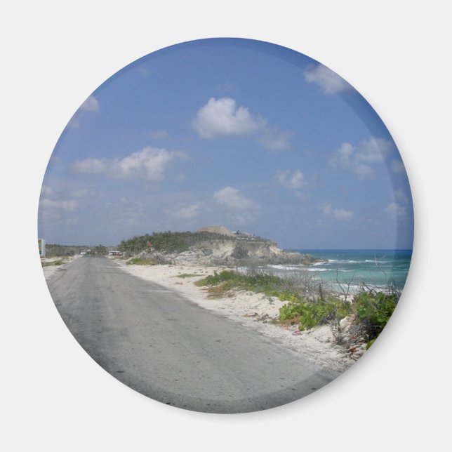 On the Road - Cozumel, Mexico Magnet (Front)