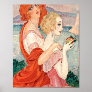 On The Road To AnaCapri By Gerda Wegener Poster