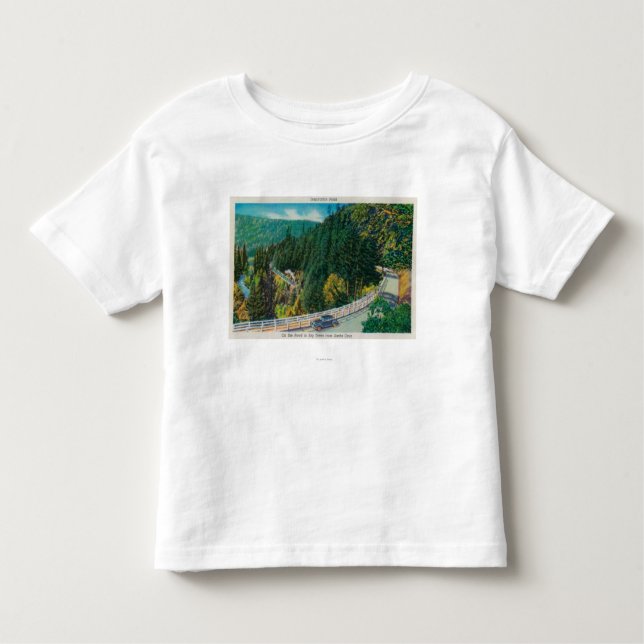 On the Road to Big Trees from Santa Cruz Toddler T-Shirt (Front)