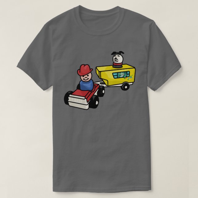 On The Road With Lucky T-Shirt (Design Front)